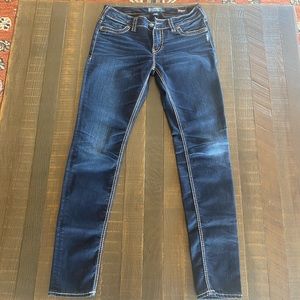 Skinny Silver Jeans Size W30/L31